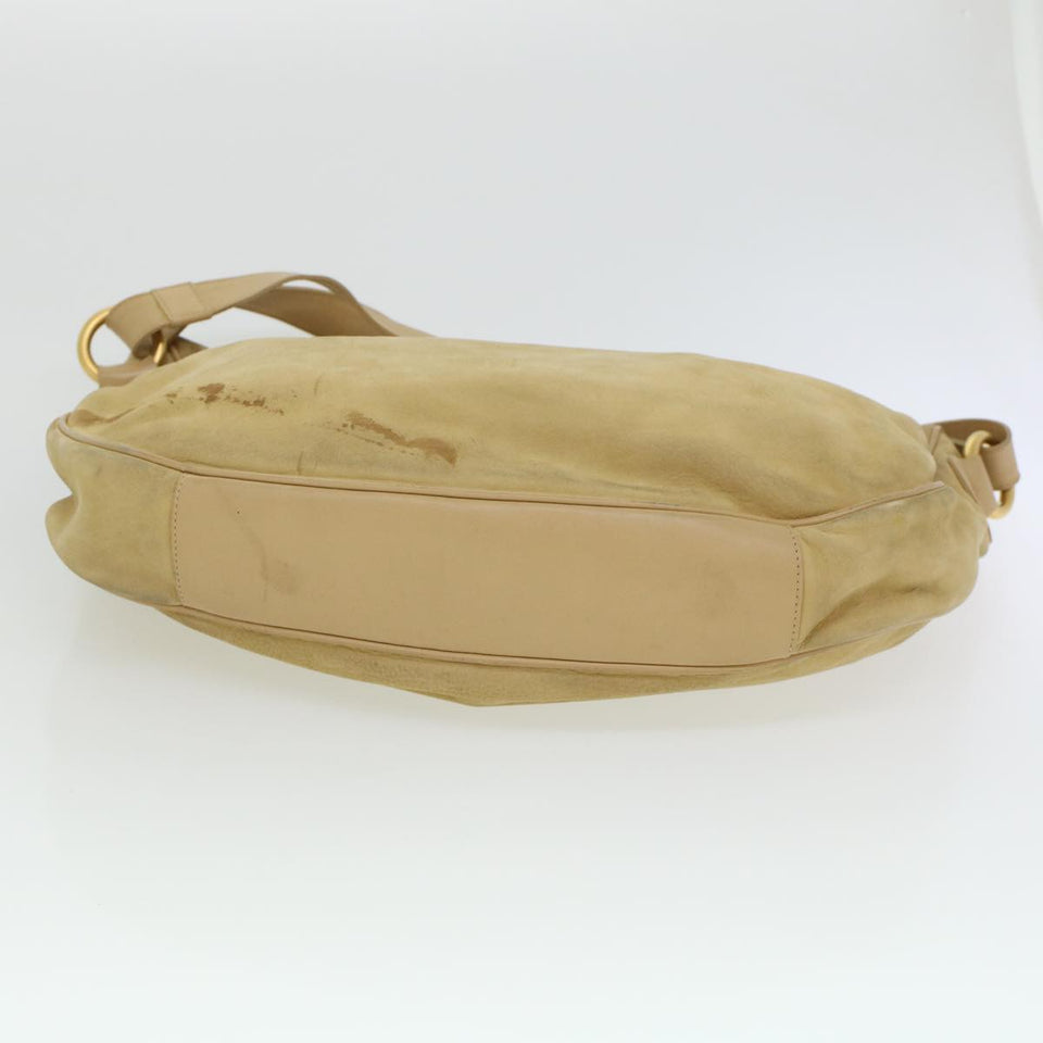 Gucci Shoulder Bag Leather Beige bs5660