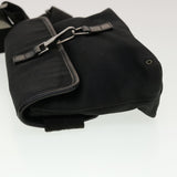 Gucci Waist Bag Canvas Black 92543 bs5795