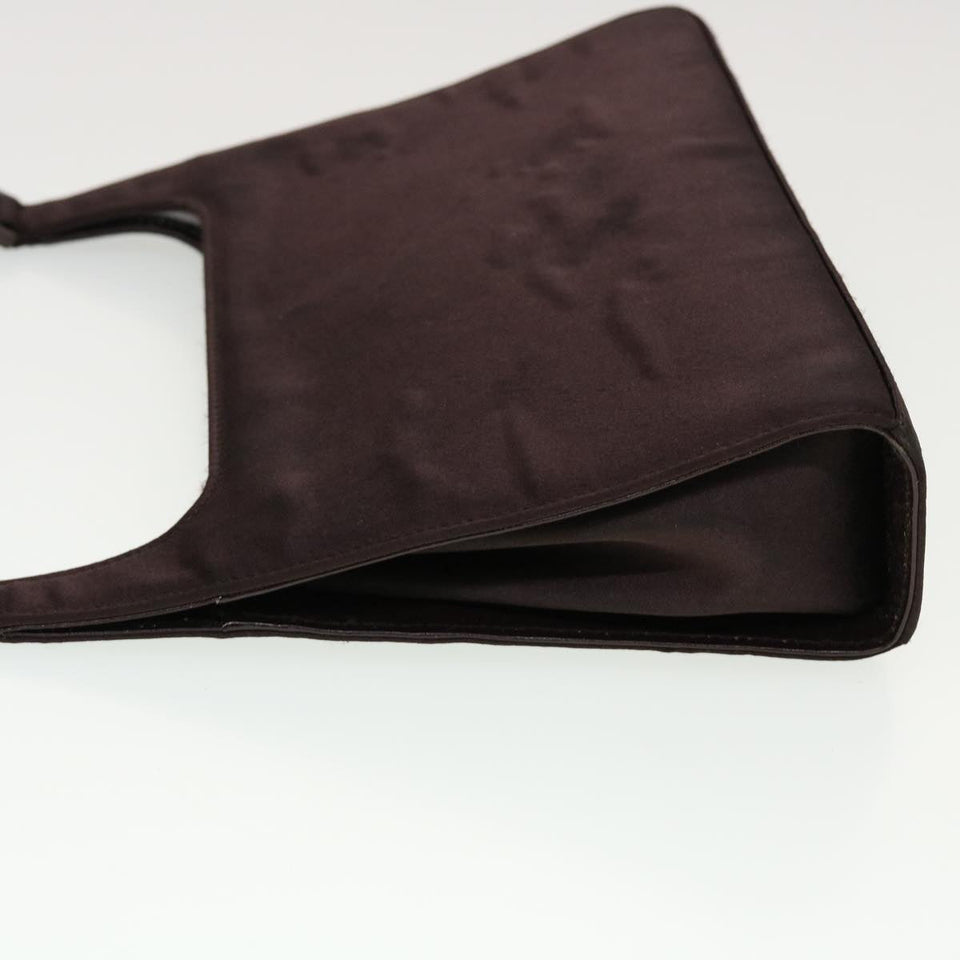 Gucci Bamboo Shoulder Bag Satin Purple 000.0822 bs5803