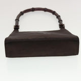 Gucci Bamboo Shoulder Bag Satin Purple 000.0822 bs5803