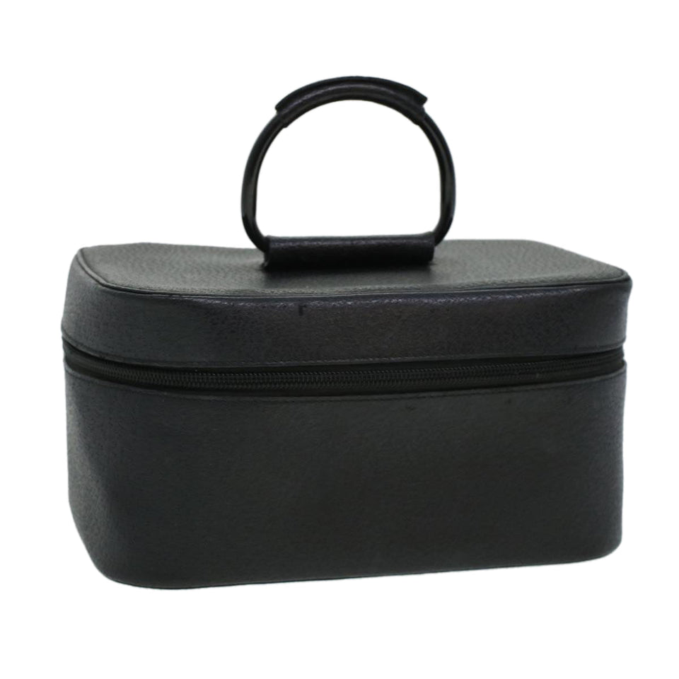 Gucci Vanity Cosmetic Pouch Leather Black 039.1705.0710 bs5804