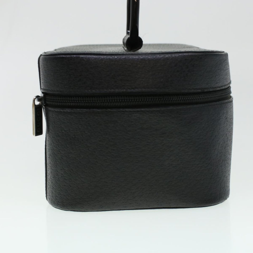Gucci Vanity Cosmetic Pouch Leather Black 039.1705.0710 bs5804