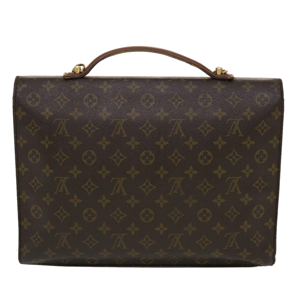Louis Vuitton Monogram Porte Documents Bandouliere Bag 2way Auth bs5892