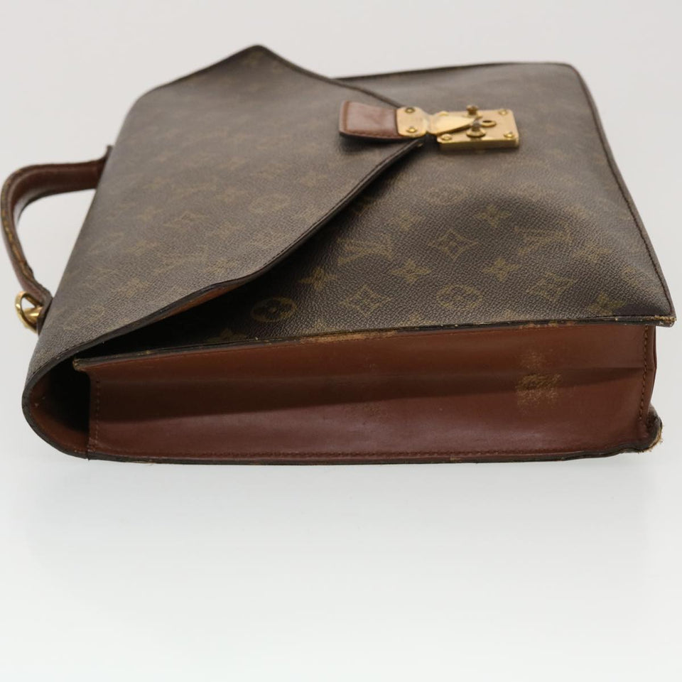 Louis Vuitton Monogram Porte Documents Bandouliere Bag 2way Auth bs5892