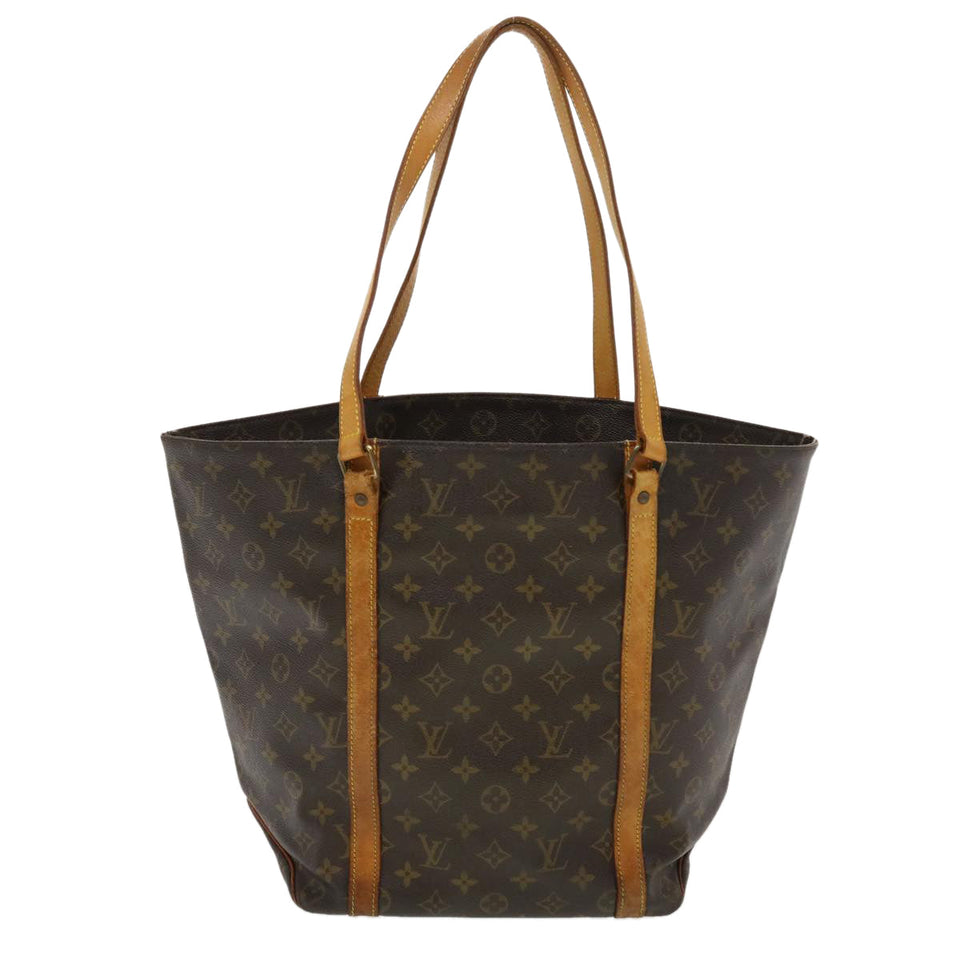 Louis Vuitton Monogram Sac Shopping Tote Bag LV Auth bs5929