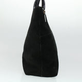Gucci Hand Bag Suede Black bs5946