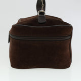 Gucci Vanity Cosmetic Pouch Suede Leather Brown 032•1705•0140 bs6135