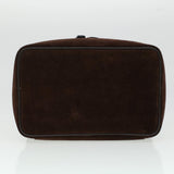 Gucci Vanity Cosmetic Pouch Suede Leather Brown 032•1705•0140 bs6135