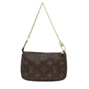 Louis Vuitton Monogram T&B Mini Pochette Accessoires Pouch LV Auth bs6287 Clutch