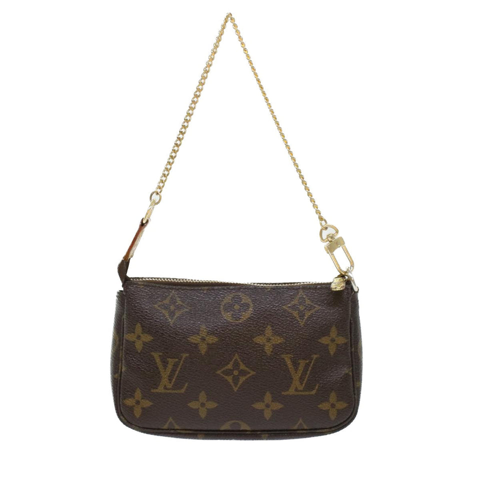 Louis Vuitton Monogram T&B Mini Pochette Accessoires Pouch LV Auth bs6287 Clutch