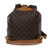 Louis Vuitton Monogram Montsouris GM Backpack LV Auth bs6443