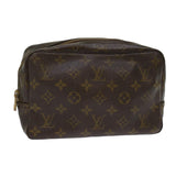 Louis Vuitton Monogram Trousse Toilette 23 Clutch Bag LV Auth bs6894