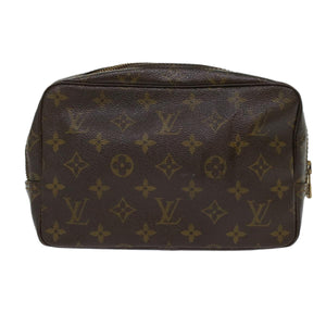 Louis Vuitton Monogram Trousse Toilette 23 Clutch Bag LV Auth bs6894