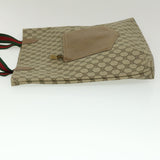 Gucci Web Sherry Line GG Canvas Tote Bag Beige Red Green bs784