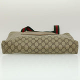 Gucci Web Sherry Line GG Canvas Tote Bag Beige Red Green bs784