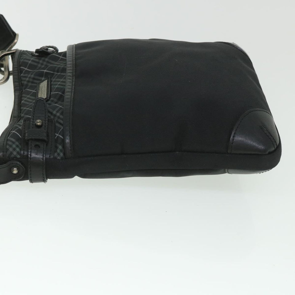 Luxury Burberry Shoulder Bag Nylon Black Auth bs8715