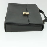 Luxury BurberrySs Hand Bag Leather 2way Black Auth bs8729