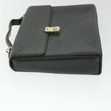Luxury BurberrySs Hand Bag Leather 2way Black Auth bs8729