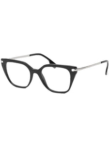 Luxury Burberry Eyewear Square Eyeglasses Black
