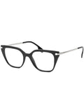 Luxury Burberry Eyewear Square Eyeglasses Black