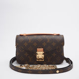 Louis Vuitton Pochette Métis East West Bag in Monogram Canvas Brown with Gold Hardware