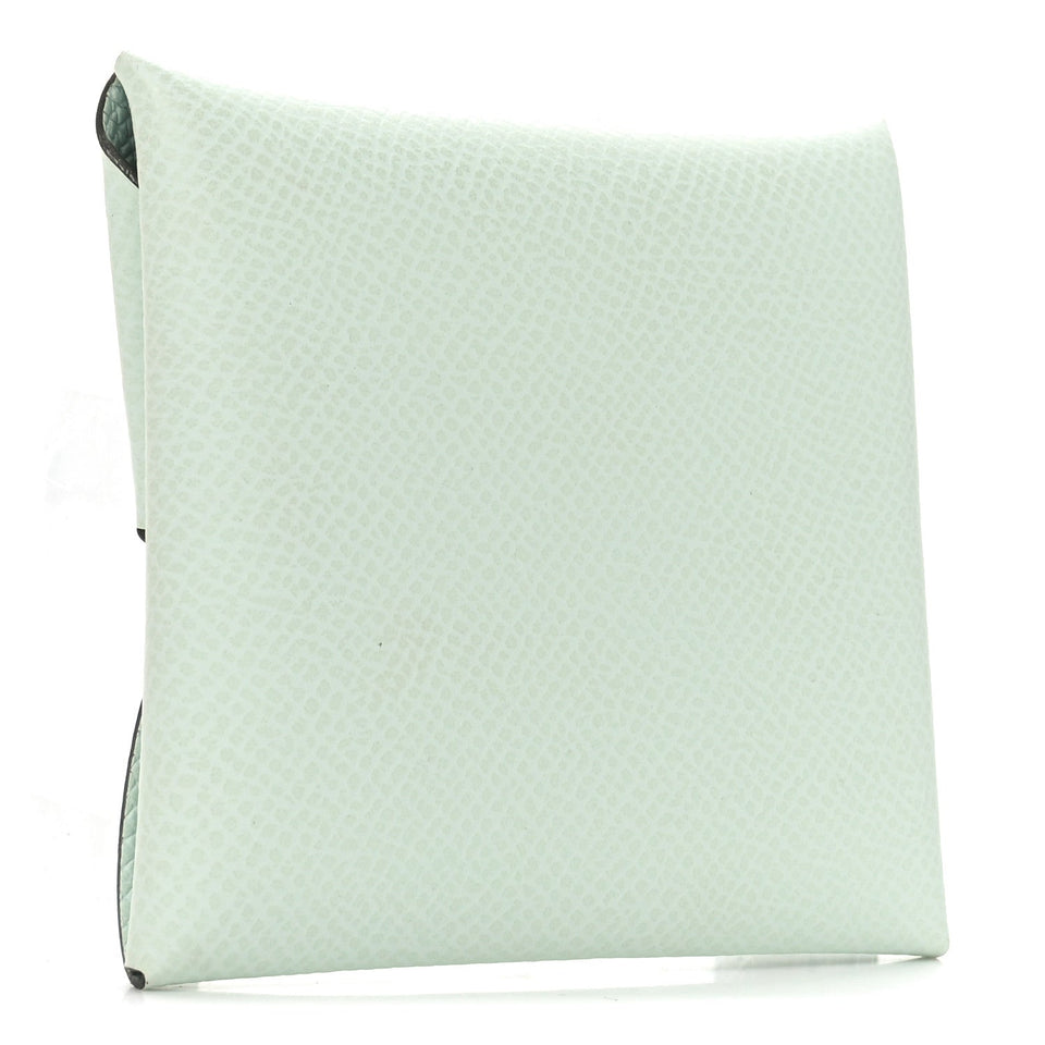 Hermes Epsom Bastia Coin Purse Vert Peppermint