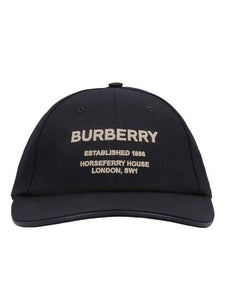 Luxury Burberry Horseferry Motif Ball Cap