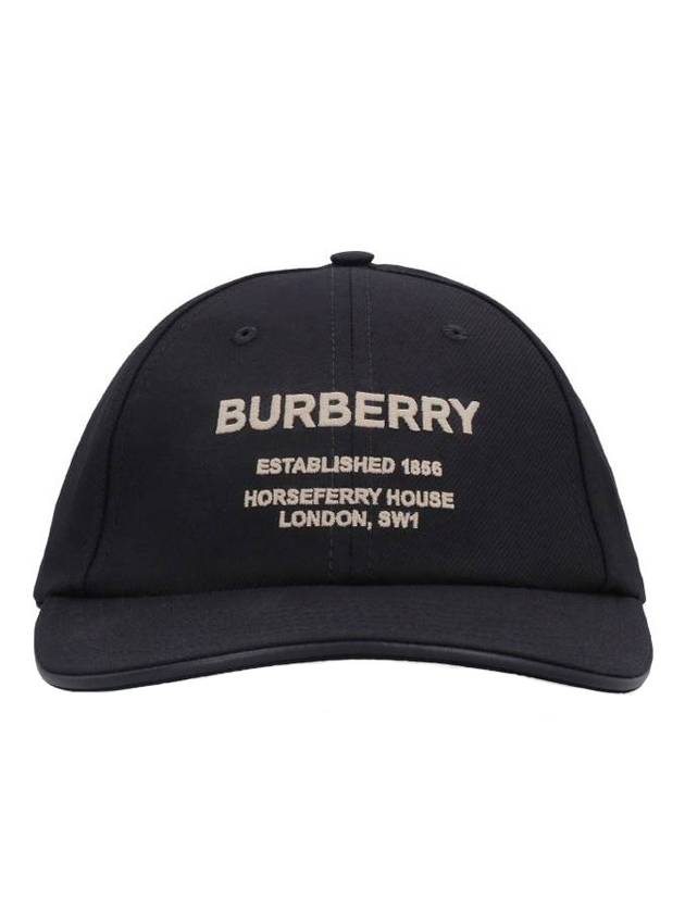 Luxury Burberry Horseferry Motif Ball Cap