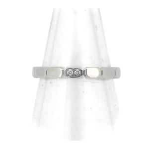 Chanel Pt950 Platinum Diamond Ring Size 8