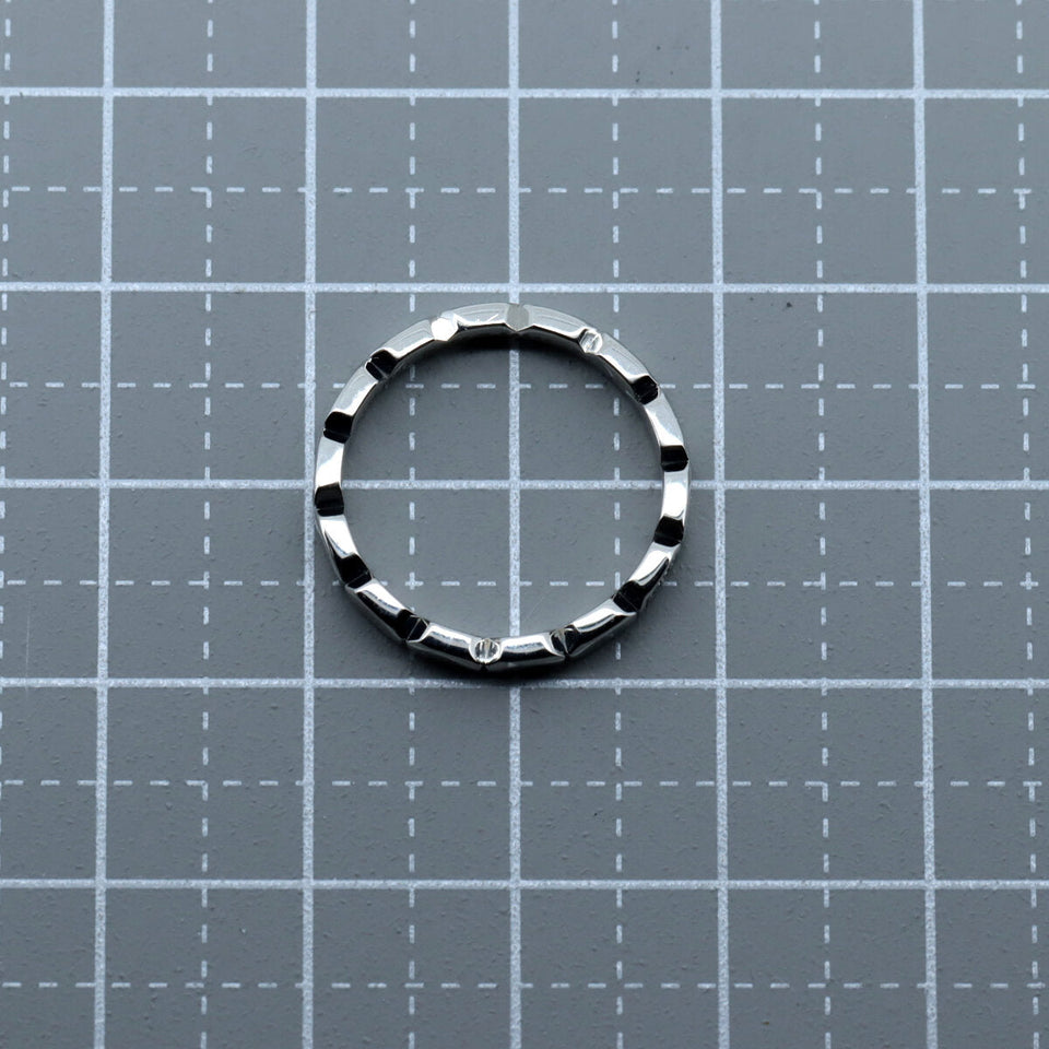 Chanel Pt950 Platinum Diamond Ring Size 8
