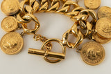 Chanel Gold Metal Bracelet | Bags Junction