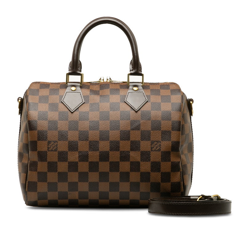 Louis Vuitton Louis Vuitton Damière Boston Bag PVC/Leather Brown