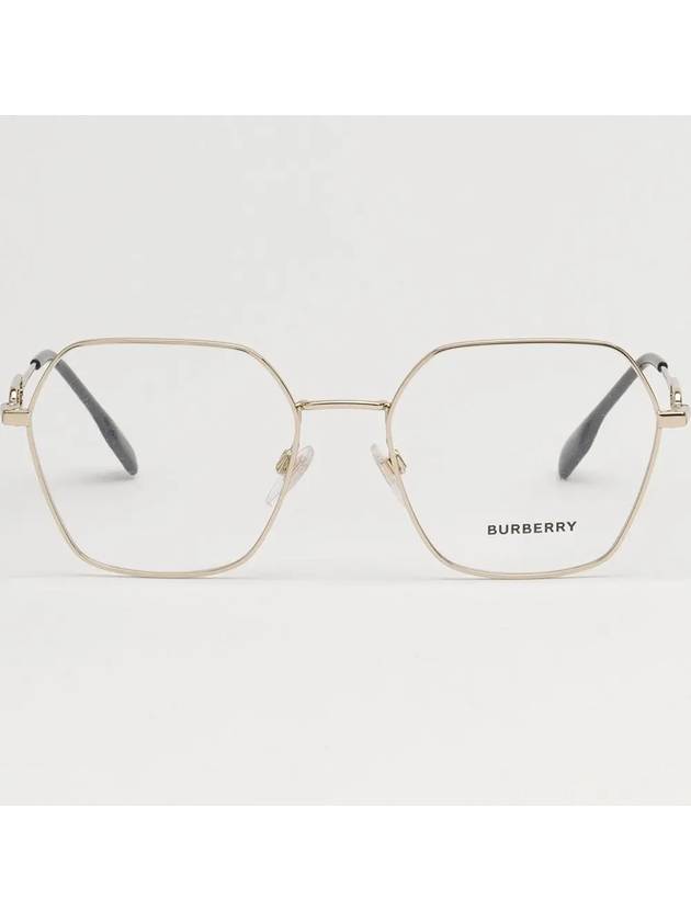 Luxury Burberry Eyewear Charley Gold Framed Eyeglasses Light Gold
