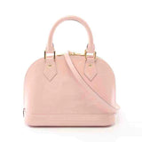 Louis Vuitton Light Pink Vernis Monogram Alma BB Handbag