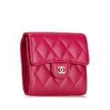 Chanel Coco Mark Classic Small Flap Wallet Caviar Skin Wallet