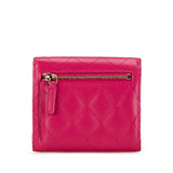 Chanel Coco Mark Classic Small Flap Wallet Caviar Skin Wallet