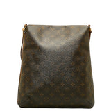 Louis Vuitton Monogram Shoulder Bag PVC/Leather Brown