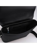 Luxury Burberry Small Leather Messenger Bag Black