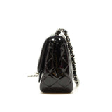 Chanel Quilted Patent Leather Mini Square Flap Bag