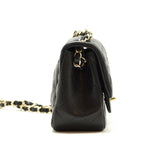 Chanel Quilted Caviar Leather Mini Square Flap Bag