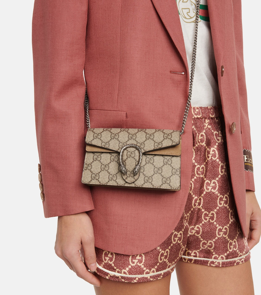 Gucci DIONYSUS GG SUPER MINI CROSSBODY BAG