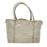 Gucci GG Canvas Tote Bag Silver cl184