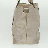 Gucci GG Canvas Tote Bag Silver cl184
