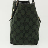 Gucci GG Canvas Hand Bag Green 257249 cl363