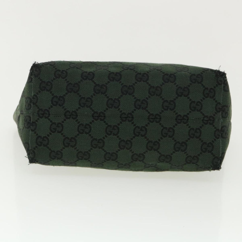 Gucci GG Canvas Hand Bag Green 257249 cl363