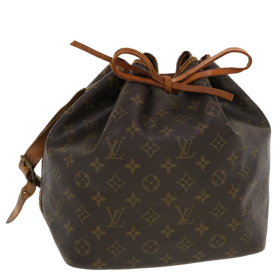 Louis Vuitton Monogram Petit Noe Shoulder Bag LV Auth cl551