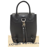 Louis Vuitton Lockme Calfskin Leather Backpack Bag Black