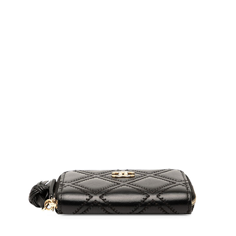 Chanel Matelasse Lambskin Coin Case