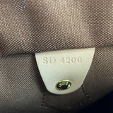 Louis Vuitton - - - Brown Monogram Coated Canvas Satchel Handbag