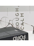 Luxury Burberry Eyewear Felicity Round Frame Eyeglasses Silver